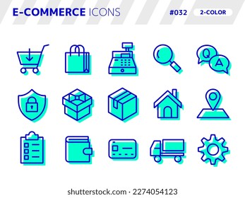 2-color style icon set related to e-commerce_032