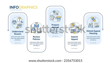 2D athletic scholarship vector infographics template with multicolor icons, data visualization with 5 steps, process timeline chart.