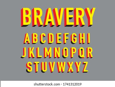 2d bold typography design vector/illustration