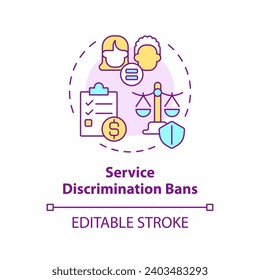 2D editable multicolor icon, simple isolated vector, thin line illustration representing pink tax.