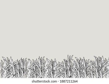 2D flower and leaf background, simple and unique. Suitable for screens