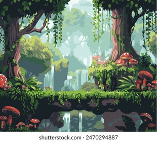 2d Game Assets, Background, Platforms, Tileset, 