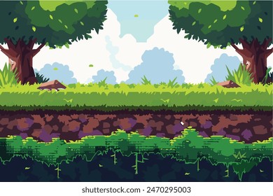 2d Game Assets, Background, Platforms, Tileset, 