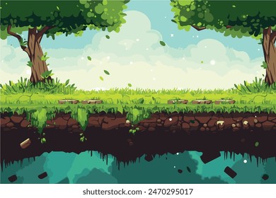 2d Game Assets, Background, Platforms, Tileset, 