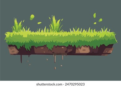 2D Game Assets, Hintergrund, Plattformen, Fliesenset, 