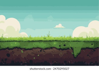 2d Juego Elementos, Fondo, Plataformas, Tileset, 