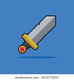 2d game sword vector illustration