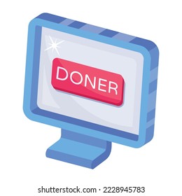 Un diseño de caja de dinero con un icono de 2d 