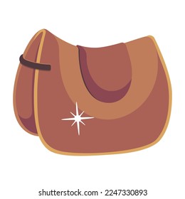 A 2d icon of horse saddle 