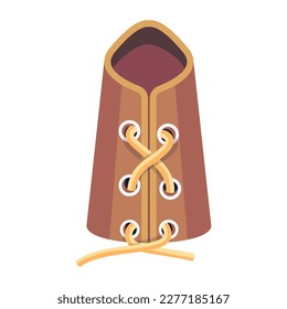 Here’s a 2d icon of a leather medieval bracer 