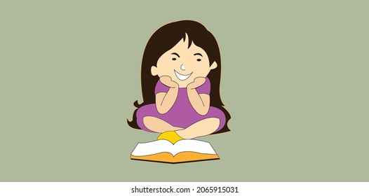 2d illustration abstract education concept