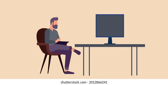 2D illustration business plan concept