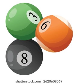 2d illustration of casino game theme