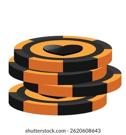 2d illustration of casino game theme