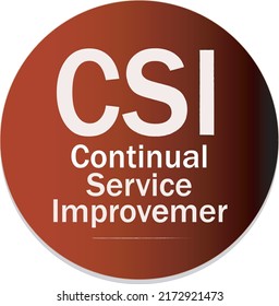 2d illustration Continual Service Improvement
