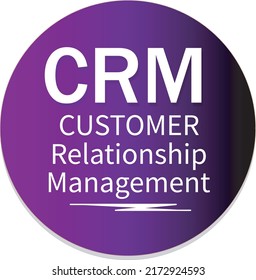 2d illustration Customer Relationship Management
