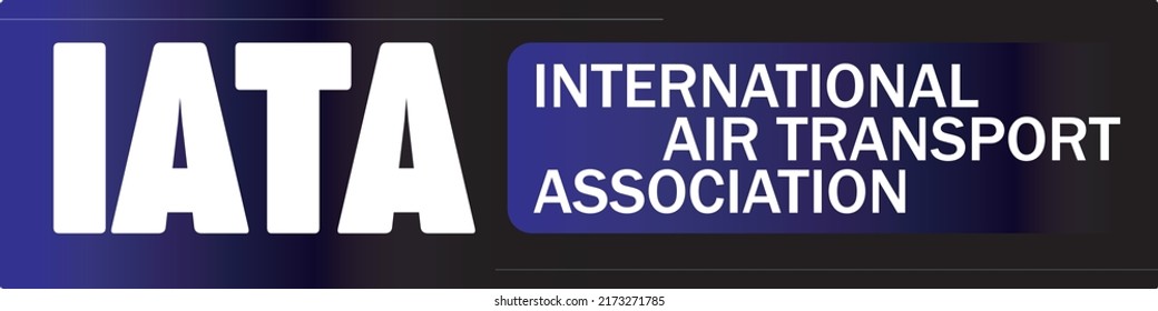 2D Illustration International Air Transport Association 