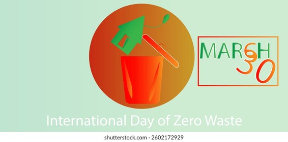 2d illustration International Day of Zero Waste