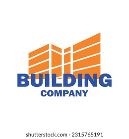 2D illustration of the logo of a construction company in vector format