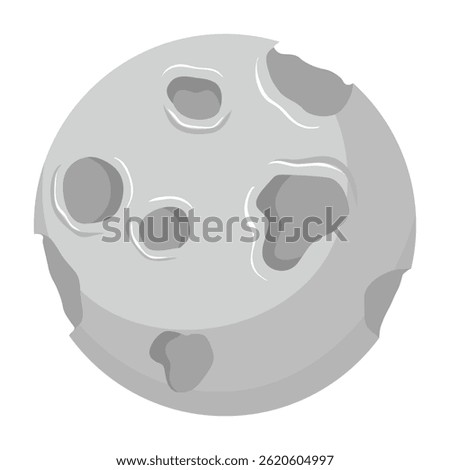2d illustration of space astronaut theme
