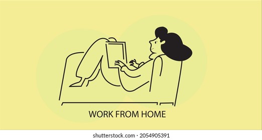 2d illustration work from home