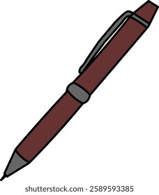 2D Pen symbol collection. Pen logo. Pen icon. Vector illustration