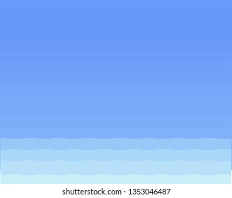 2d Pixel Art Cloud Sky