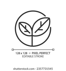 Icono vegetariano negro de píxeles 2D perfecto editable, vector aislado, ilustración de línea delgada que representa a alergeno libre.