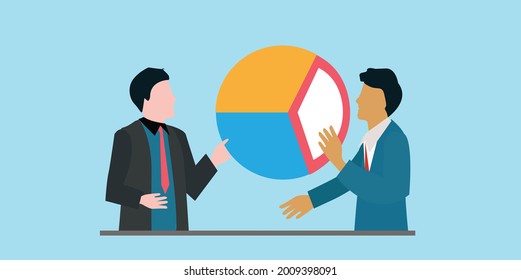 2d-Rendering-Business-Deal-Konzept