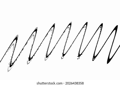 2D rendering digital illustration. Abstract vector. An element isolated on white background. 
