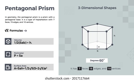 2D representation and properties of Pentagonal Prism Vector Design 