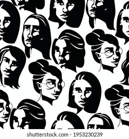 A 2D shadow art inspired seamless pattern designed for printing of fabrics, wallpapers, home decor and much more.