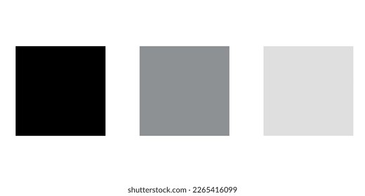 2D square shape in mathematics. Set of square shape drawing for kids isolated on white background.