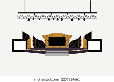 2d Stage Design for All kinds of Events and Use of branding 