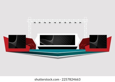 2d Diseño de Etapa para todo tipo de eventos y uso de marca 