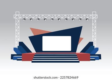 2d Stage Design for All kinds of Events and Use of branding 