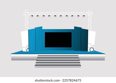 2d Stage Design for All kinds of Events and Use of branding 