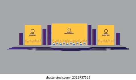 2d Stage Design vector for All kinds of Event Use