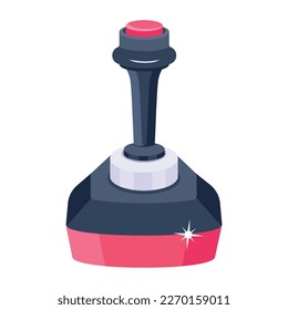 A 2d style icon of gaming joystick 