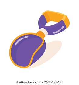 A 2d style icon of handy litter scoop