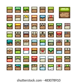 2D tilesets for video game