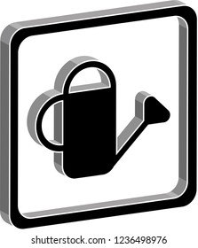 2D Vector Garden Center ,  map icon / pictogram for any kind of digital and printing work.