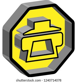 2D Vector map icon / pictogram for any kind of digital and printing work. You can use in your online map also printing map and if you like you can make your sign logo.