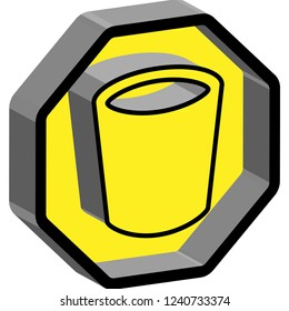 2D Vector map icon / pictogram for any kind of digital and printing work. You can use in your online map also printing map and if you like you can make your sign logo.