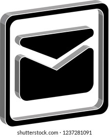 2D Vector Post / Post Office, map icon / pictogram for any kind of digital and printing work.