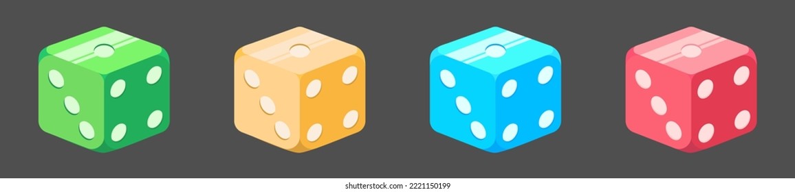 2d vector set mobile game elements