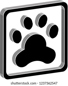 2D Vector Veterinary ,  map icon / pictogram for any kind of digital and printing work.