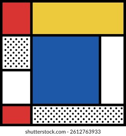 2D_Abstract graphics_2 (An impressive design with abstract and geometric patterns.)