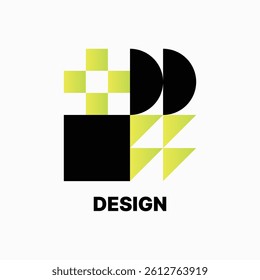 2D_Abstract graphics_3 (An impressive design with abstract and geometric patterns.)