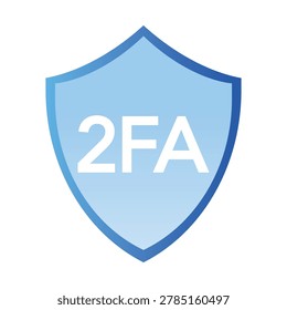 2FA Security Shield. Two step authentication. Safety login or signin.